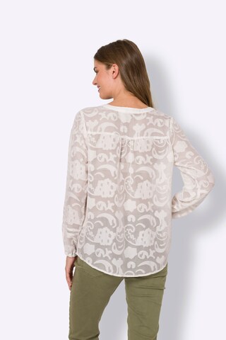 heine Bluse in Beige
