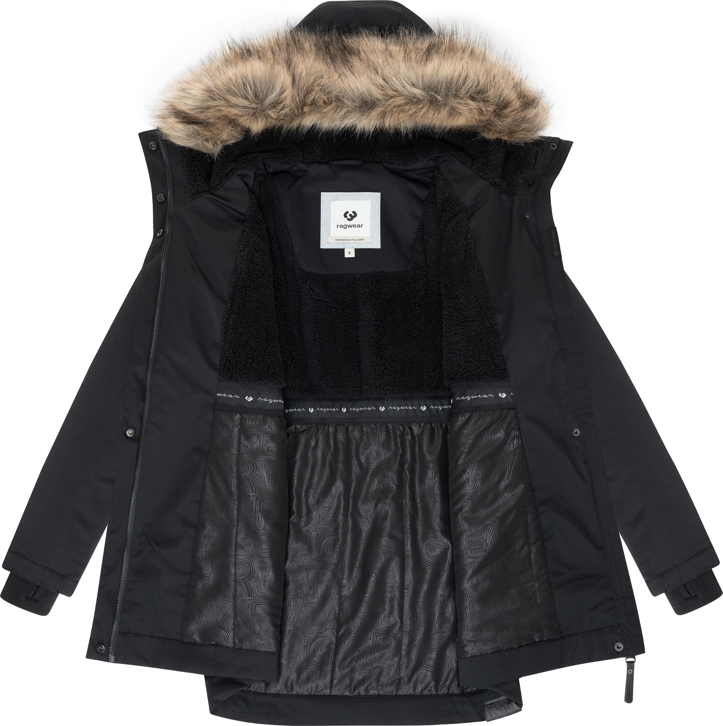 Parka invernale 'Ellsa B' di Ragwear in nero