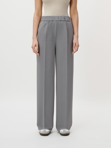 LeGer by Lena Gercke - regular Pantalón de pinzas 'Allie' en gris: frente
