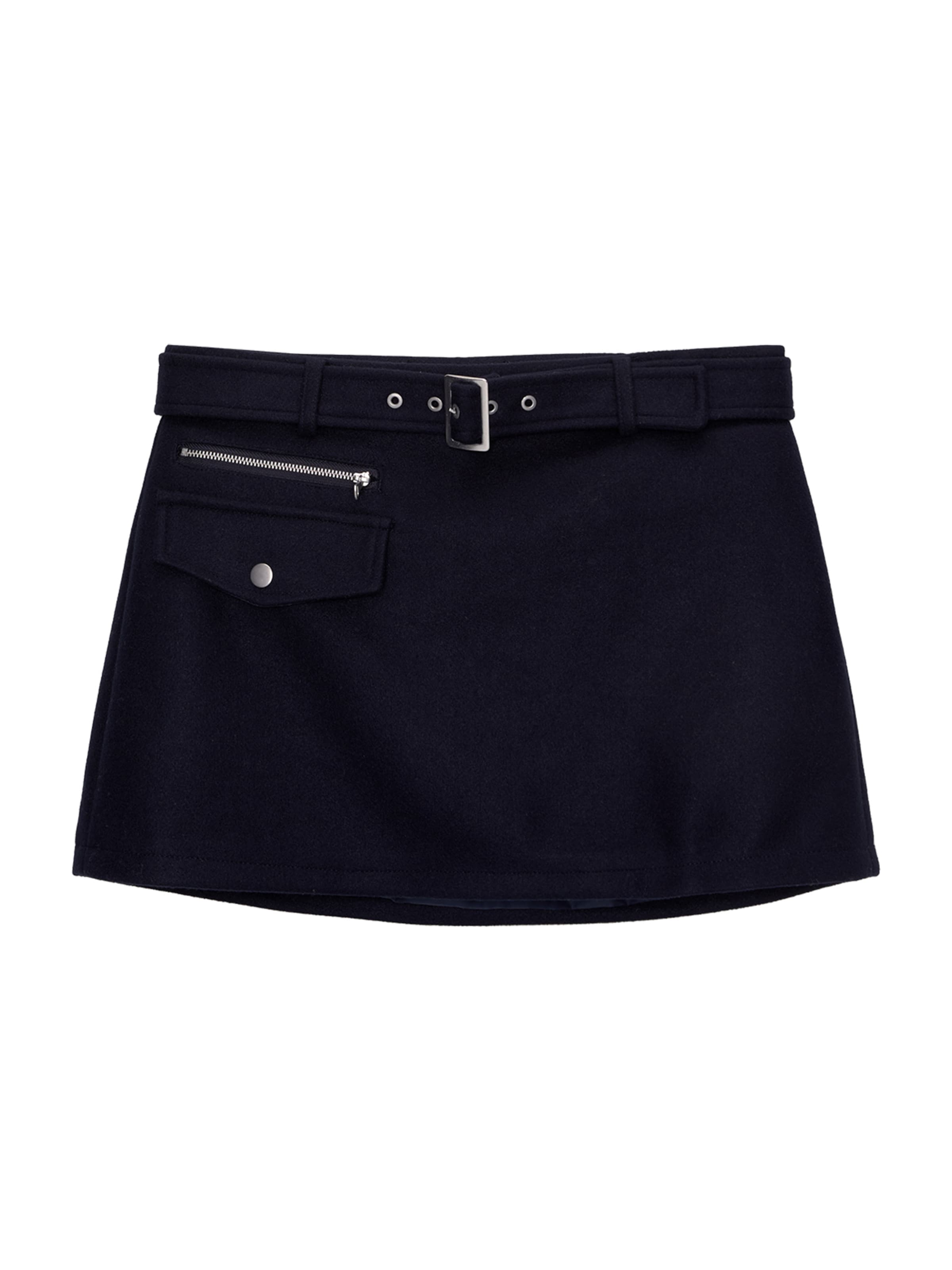 Jupe Pull&Bear en bleu : devant