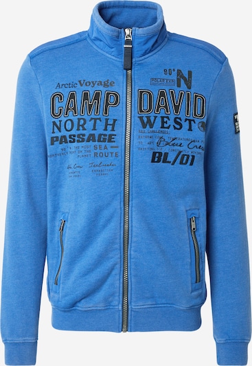 CAMP DAVID Gornji dio trenirke u nebesko plava / crna, Pregled proizvoda