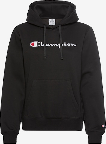 Champion Authentic Athletic Apparel Sweatshirt in Black: front