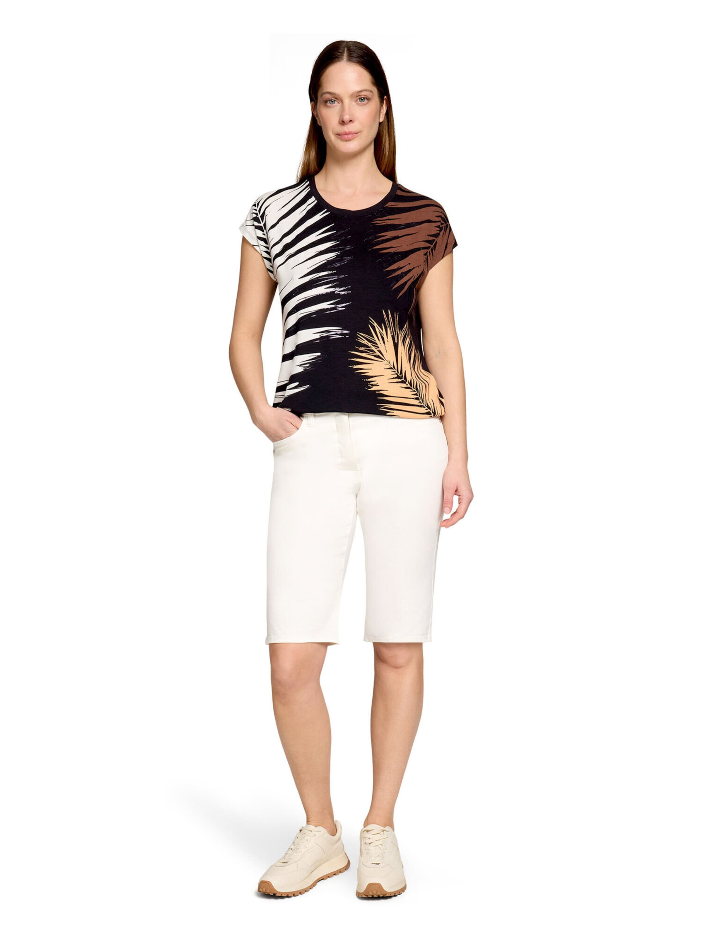 Coupe slim Jean Betty Barclay en blanc