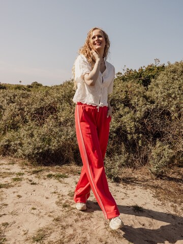 Looxs Revolution Wide leg Trousers in Red