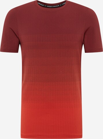 UNDER ARMOUR Functioneel shirt in Rood: voorkant