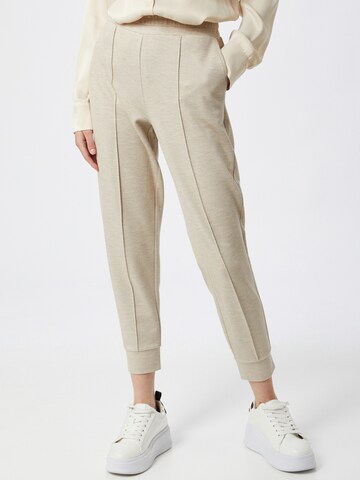 Someday Tapered Trousers 'Chiorini' in Beige: front