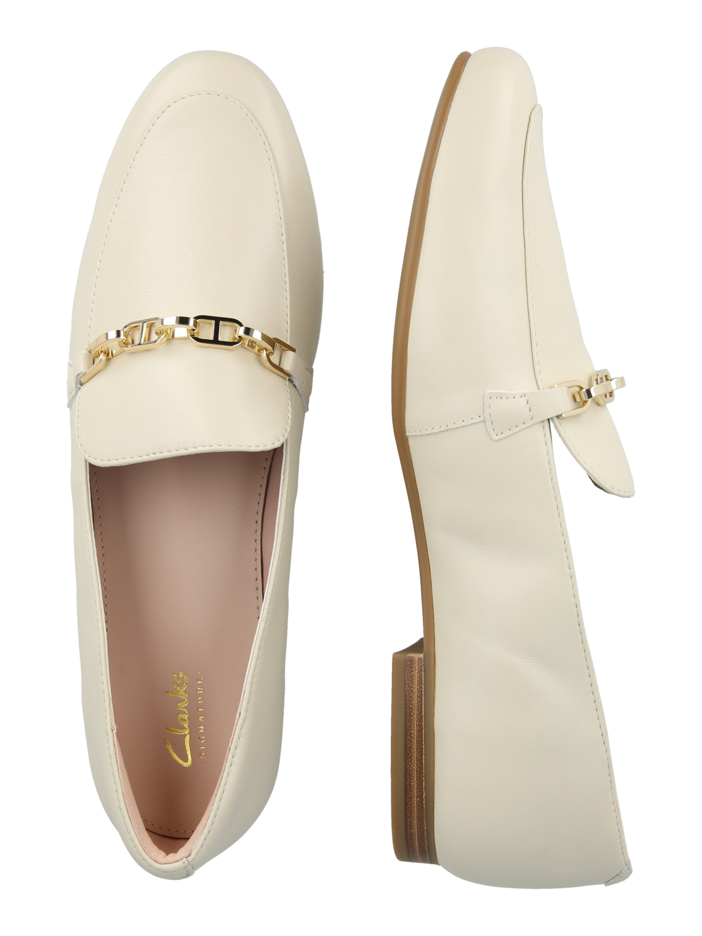 CLARKS Παντοφλέ 'Tamna Iris' σε λευκό: πλευρά