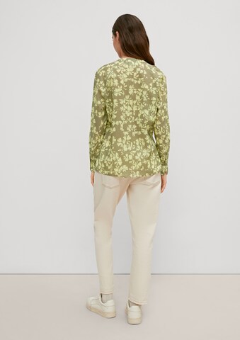 Camicia da donna di comma casual identity in verde