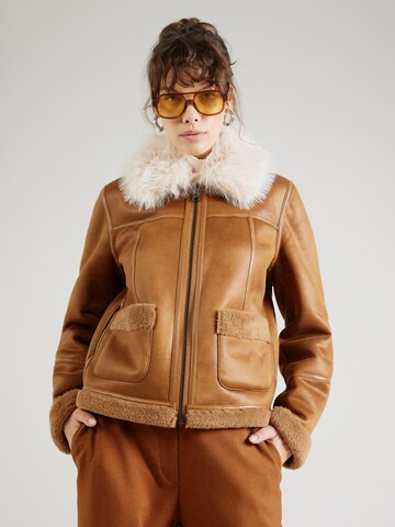 Urban Code Between-season jacket in Brown: front