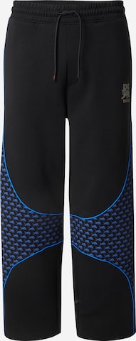 HUGOLoosefit Hlače 'Dinodie' - crna boja: prednji dio