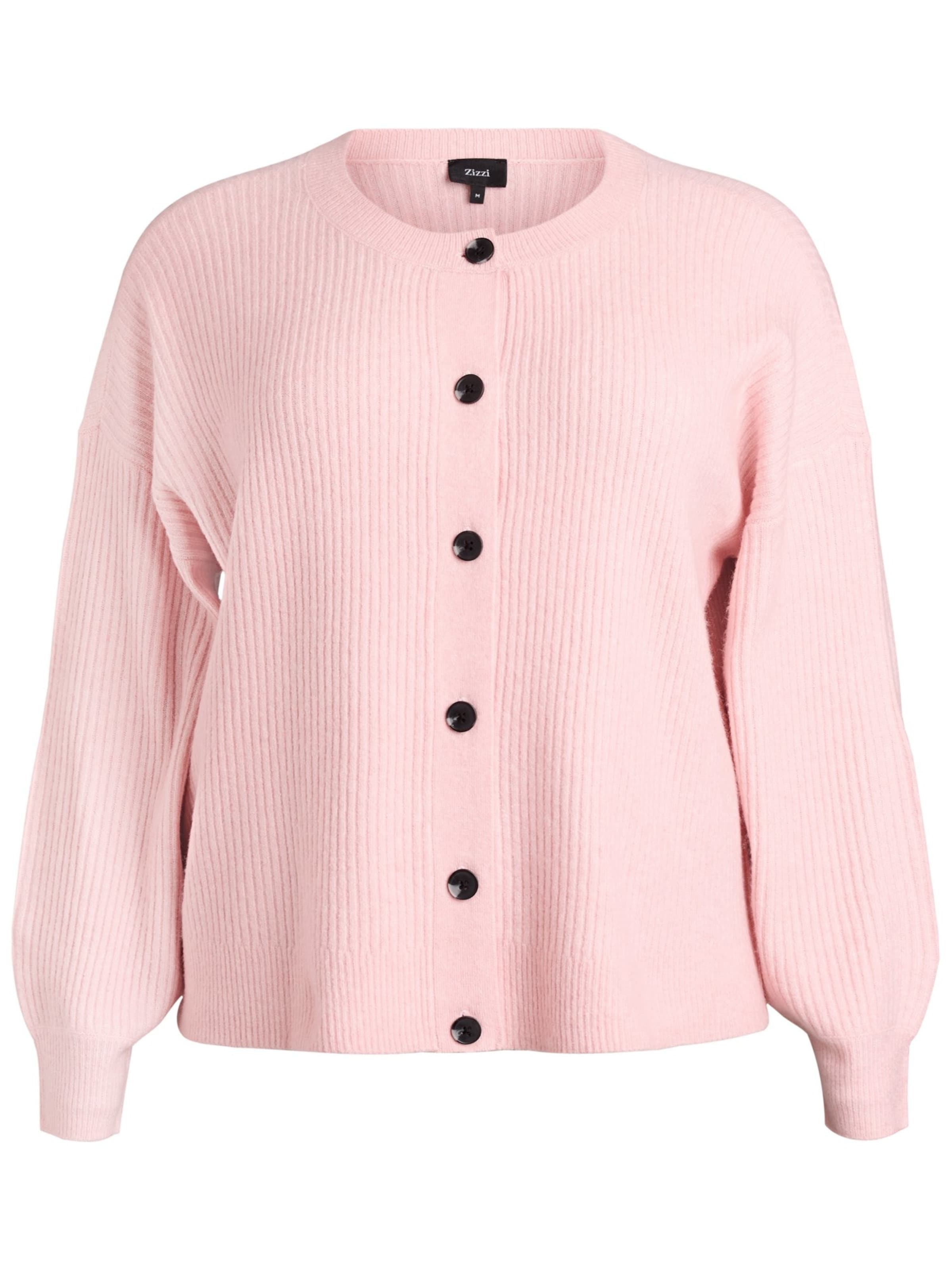 Zizzi Вязаная кофта 'Cavista' в Розовый, Обзор товара