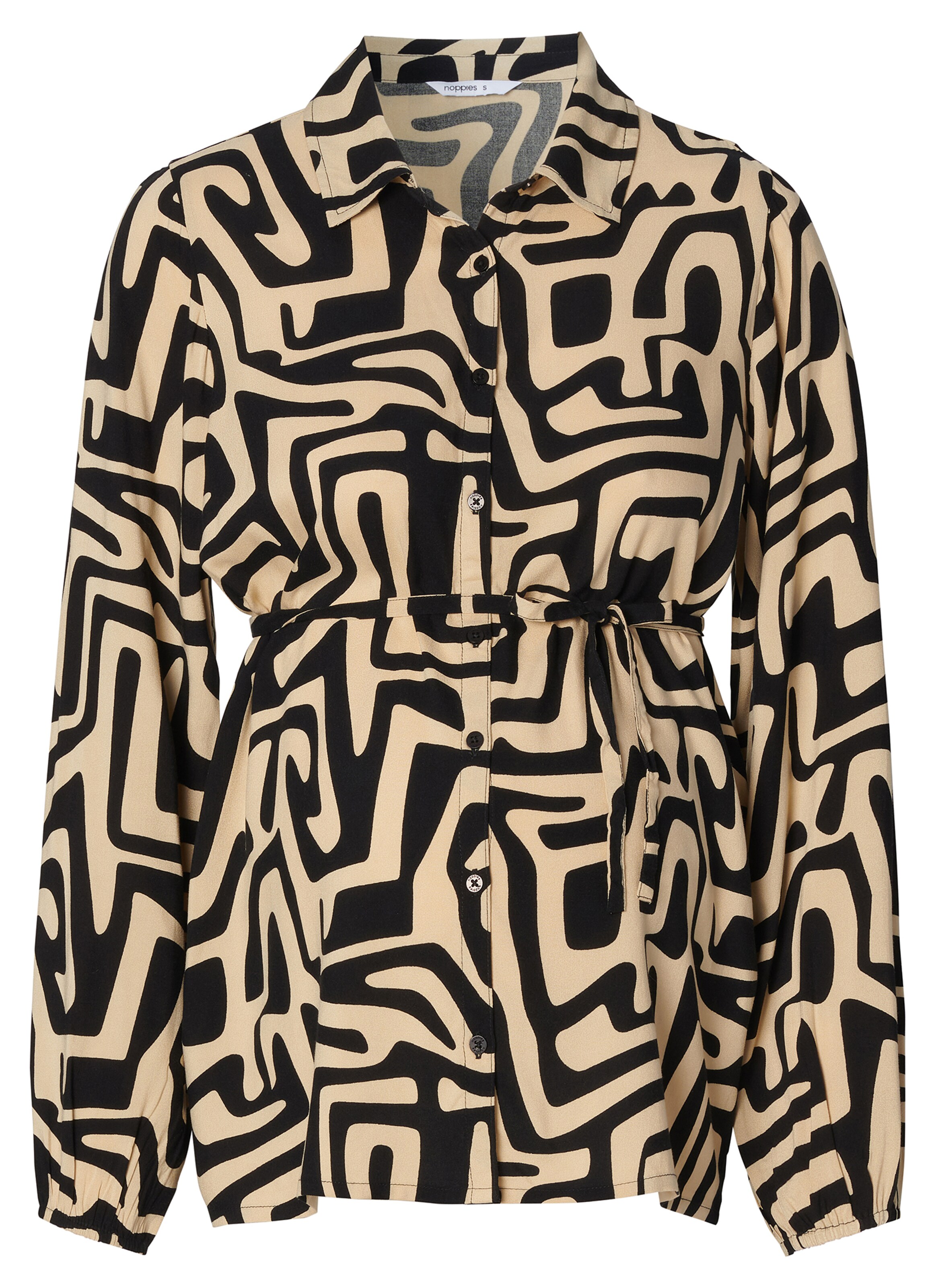 Noppies Blouse ' Leknes ' in Beige: voorkant