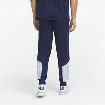 PUMA Tapered Workout Pants 'Man City' in Blue