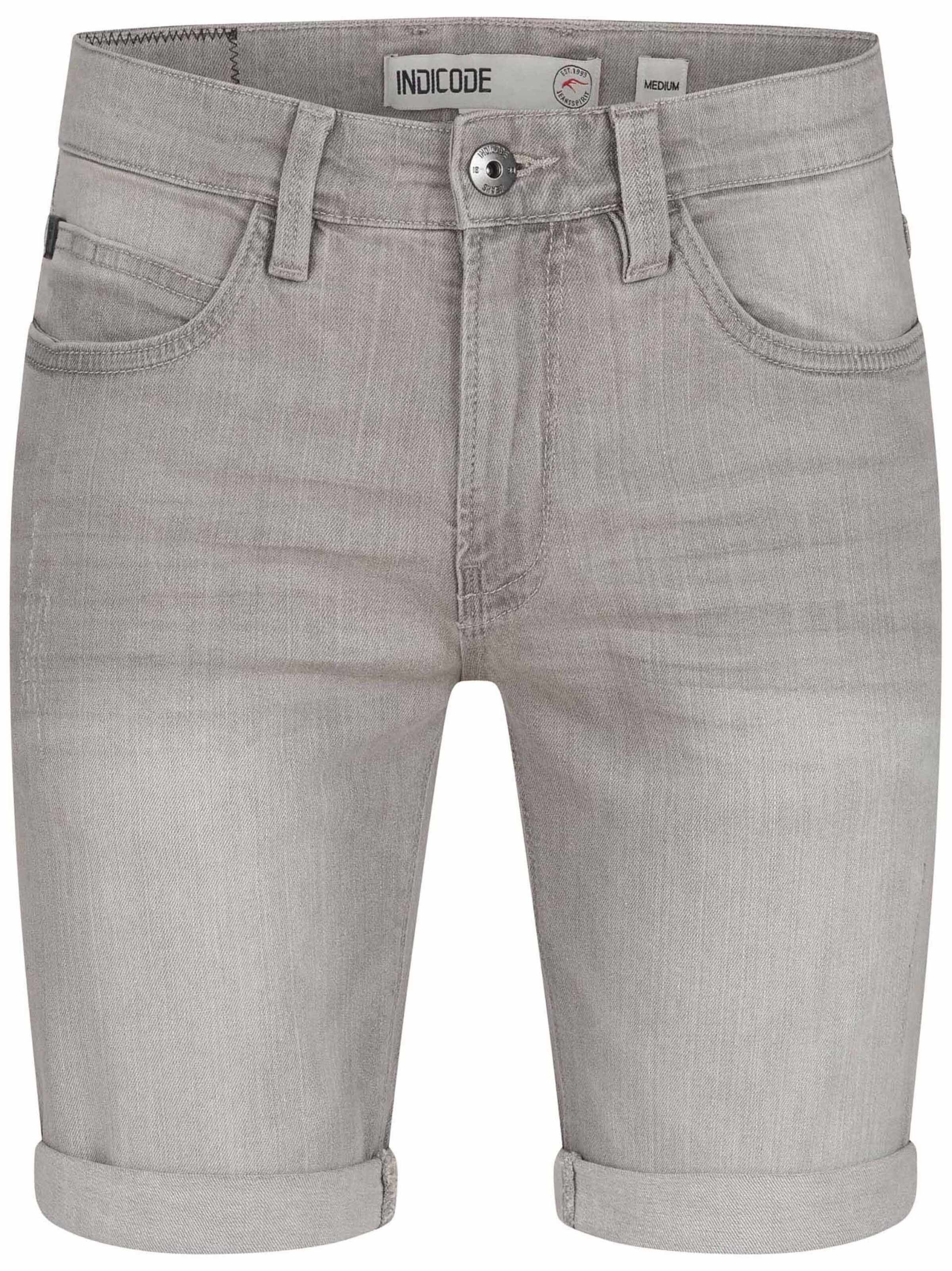 INDICODE JEANS Regular Jeans in Grau: Vorderseite