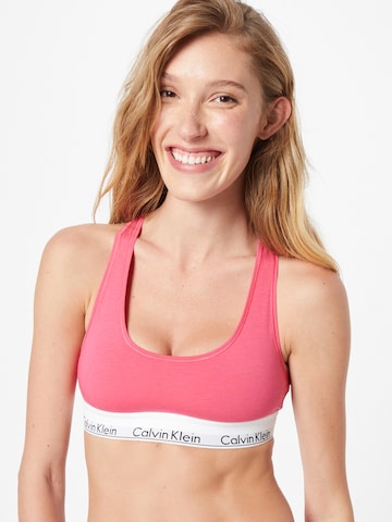 Calvin Klein Bra in Pink: front