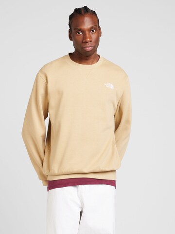 Felpa 'ESSENTIAL' di THE NORTH FACE in arancione: frontale