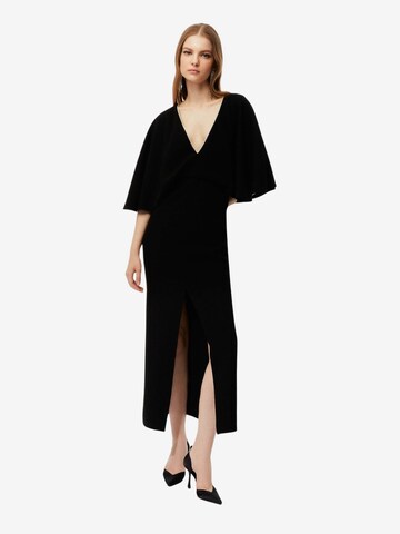 NOCTURNE - Vestido en negro: frente