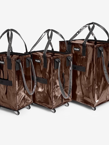 HULKEN Shopper 'Hulken Rolling Tote'‌‌‌‌‌‌‌‌ in Braun