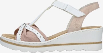 Rieker Strap Sandals in Pink