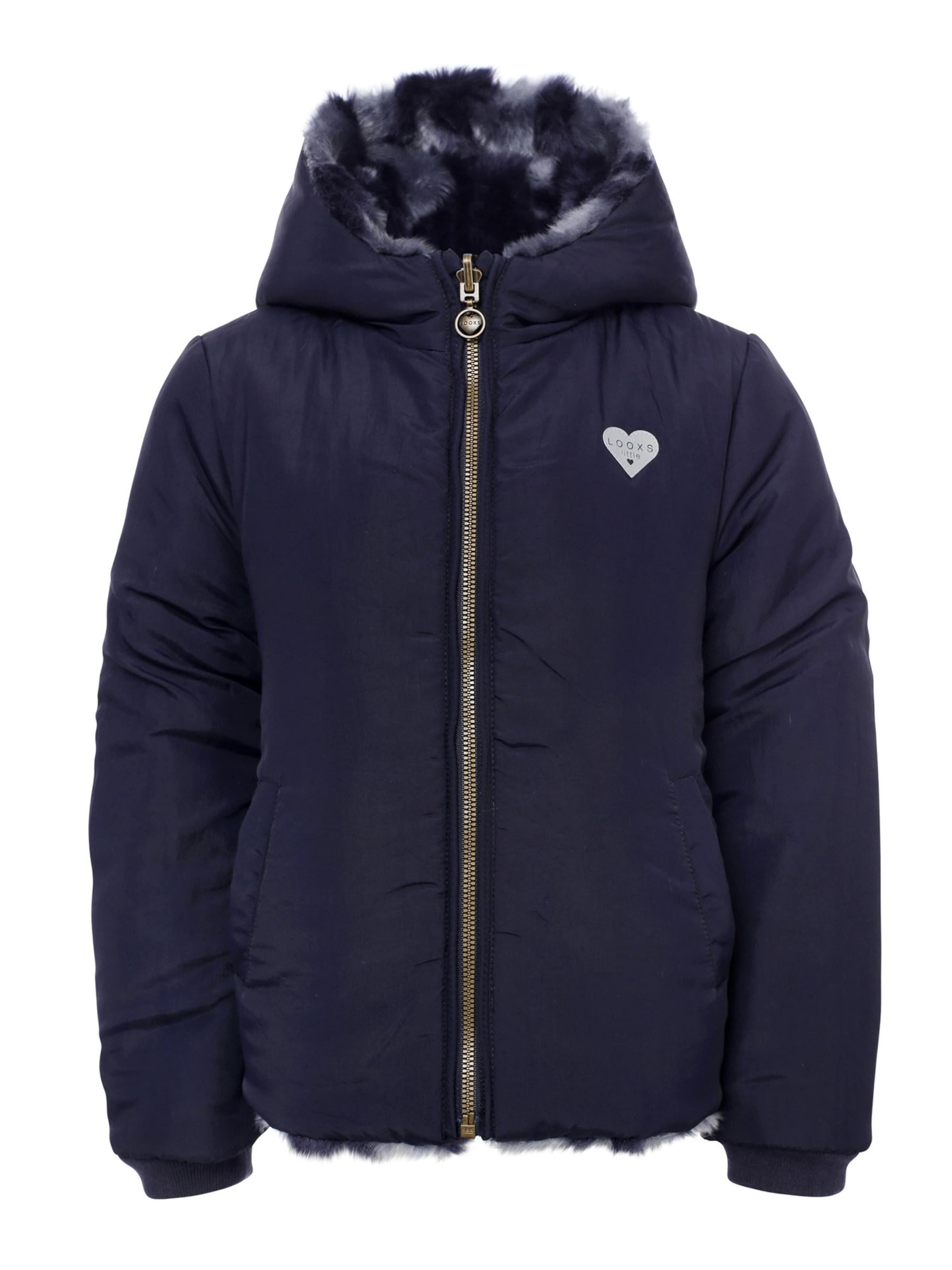 Looxs Revolution Winterjas in Blauw: voorkant