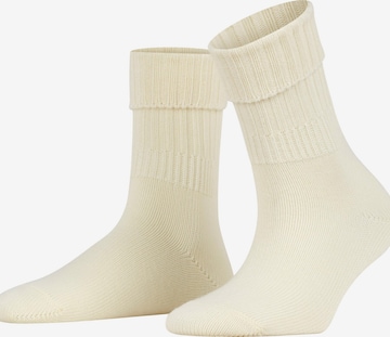 FALKE Socken 'Striggings Rib' in Weiß: Vorderseite