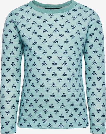 Hummel Shirt in Blauw: voorkant