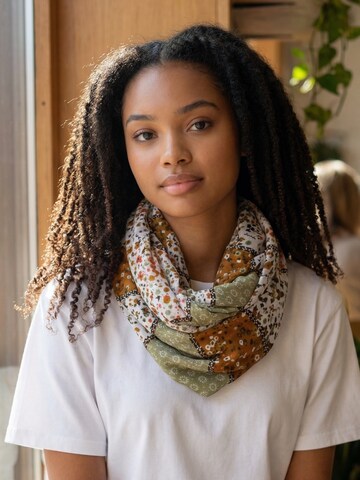 Écharpe tube 'Streublümchen' Kumixi en vert