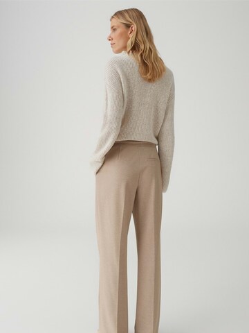 OPUS Regular Pleated Pants 'Maikito' in Brown