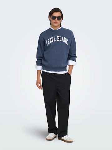 Pullover 'ONSPINE' di Only & Sons in blu