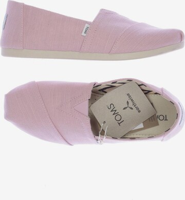 TOMS Flats & Loafers in 36 in Pink: front