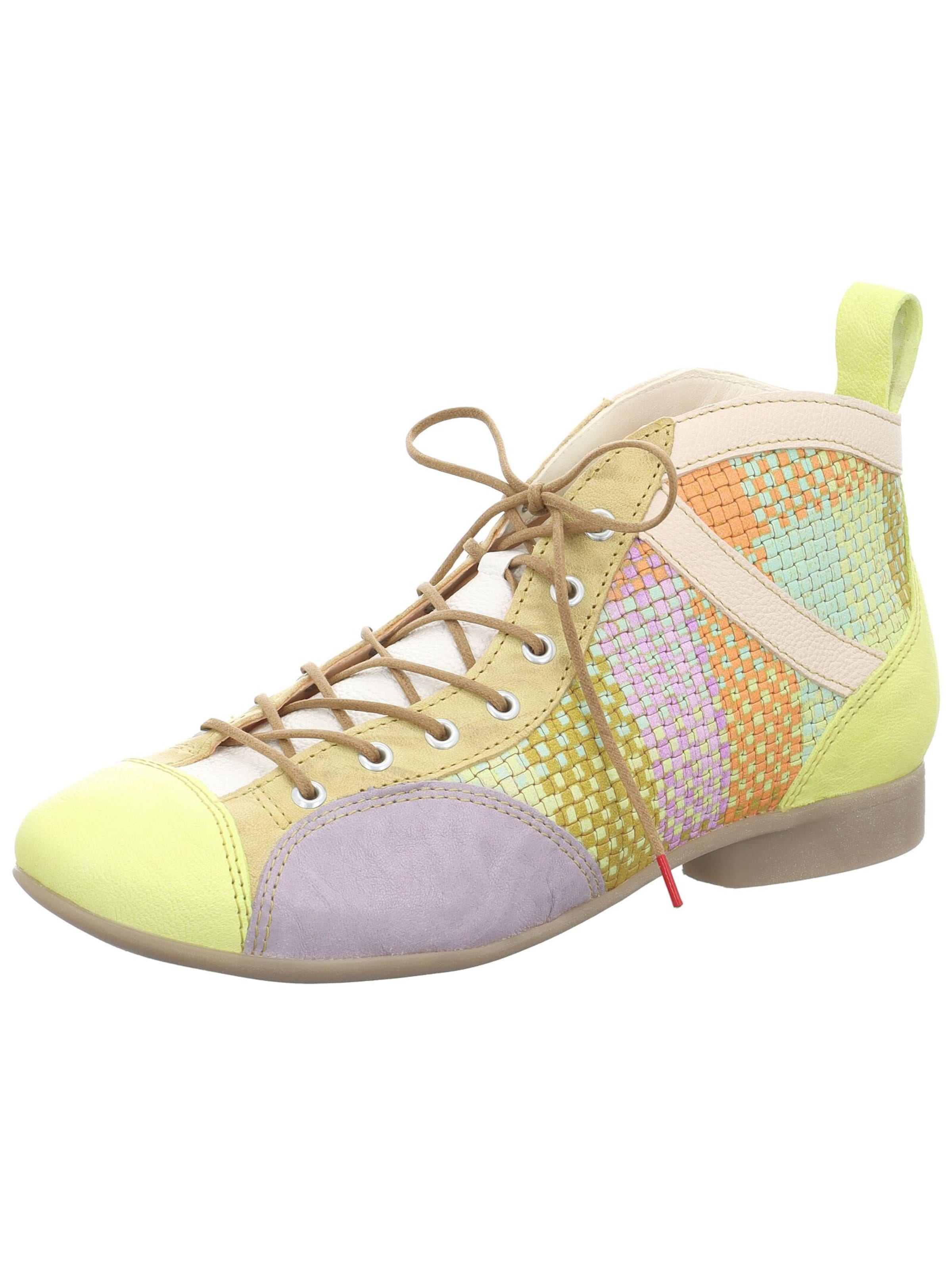 THINK! Schnürstiefelette 'Guad2' in Grün: Vorderseite