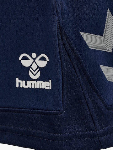 Hummel Regular Workout Pants 'Lead' in Blue