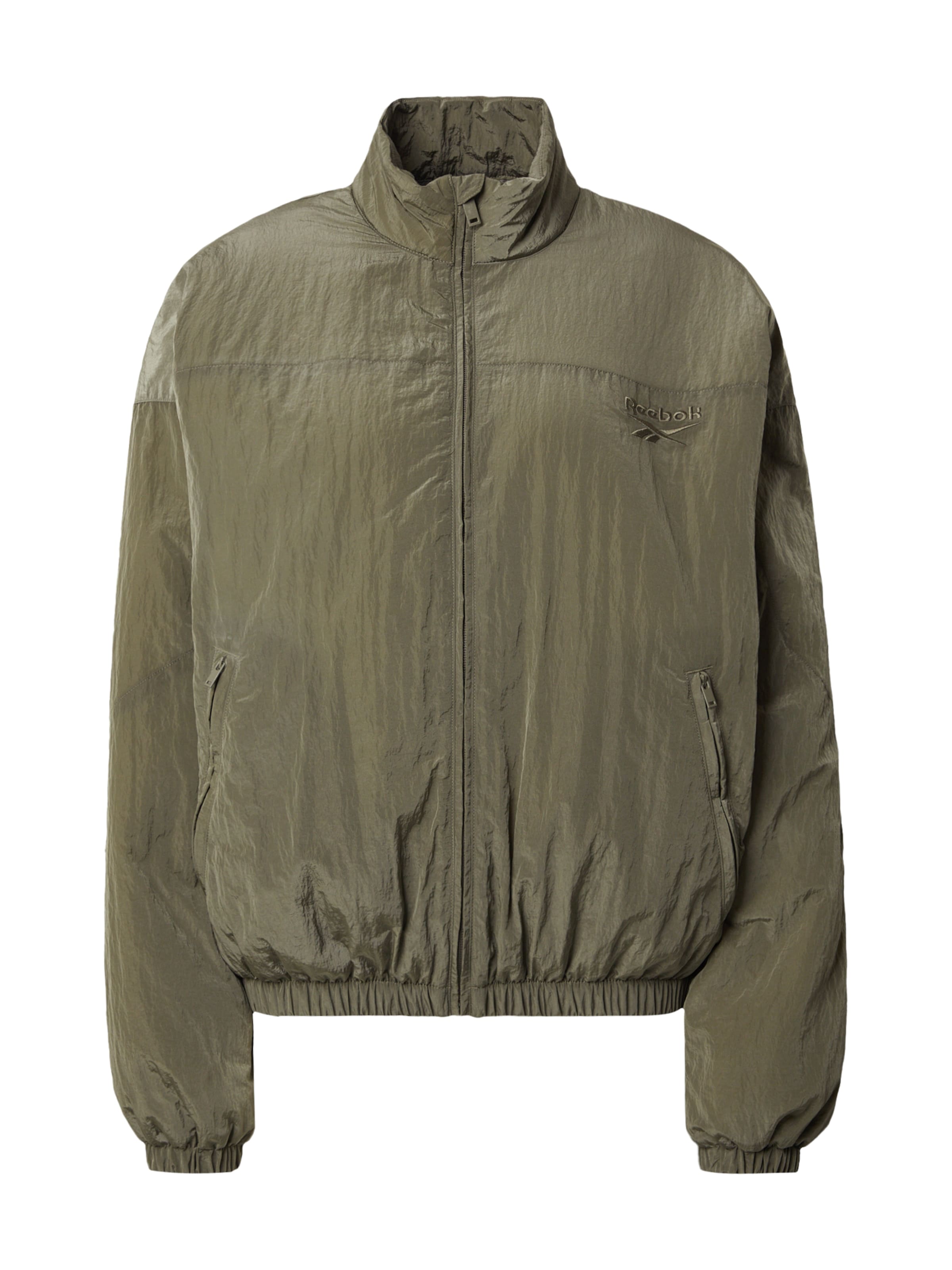 Reebok Kurtka przejściowa w kolorze zielony: przód
