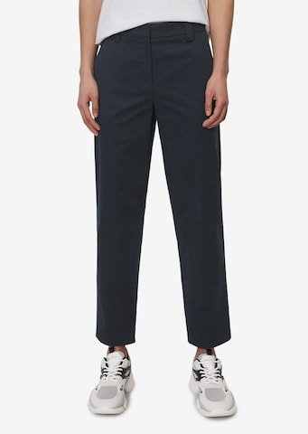 Marc O'Polo Tapered Chino Pants 'Kalni' in Blue: front