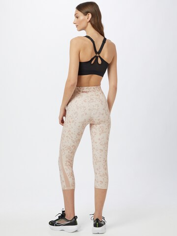 ONLY PLAY Skinny Sports trousers 'Masar' in Beige