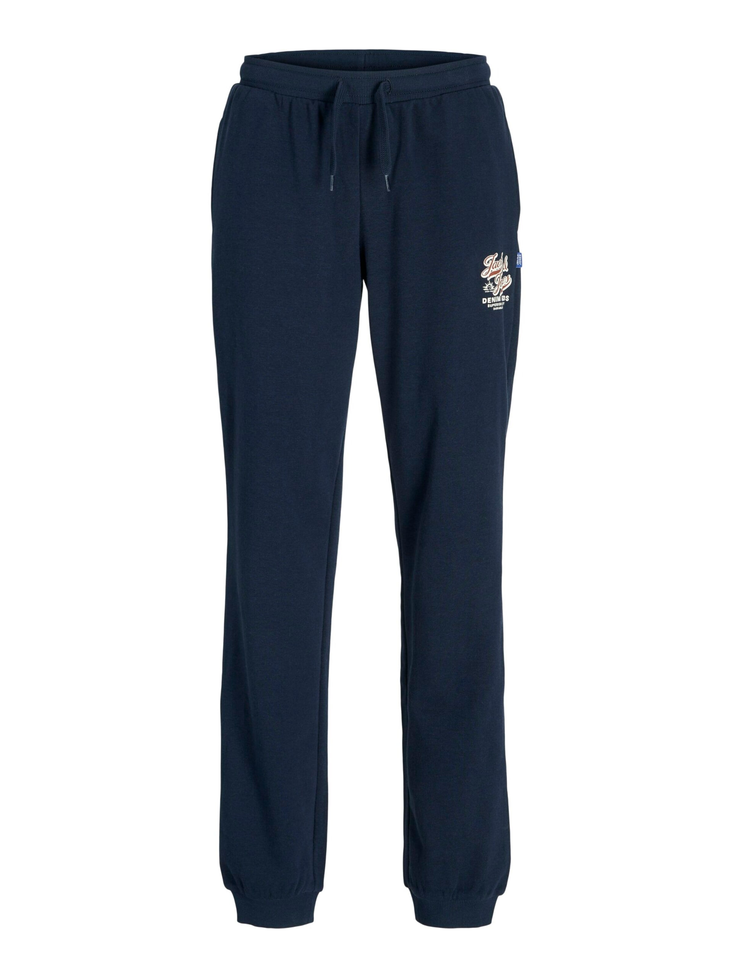 JACK & JONES Regular Trousers in Blue: front