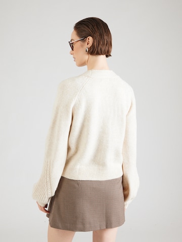JDY Knit cardigan 'SUSANNA' in Beige