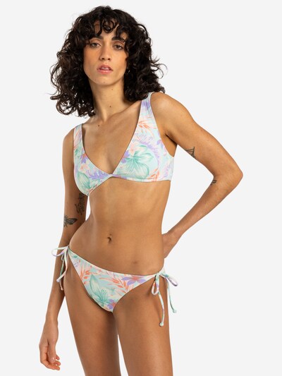 BILLABONG Bas de bikini 'Wave Haze Tie Side Tropic' en turquoise / bleu clair / lavande / corail, Vue avec produit