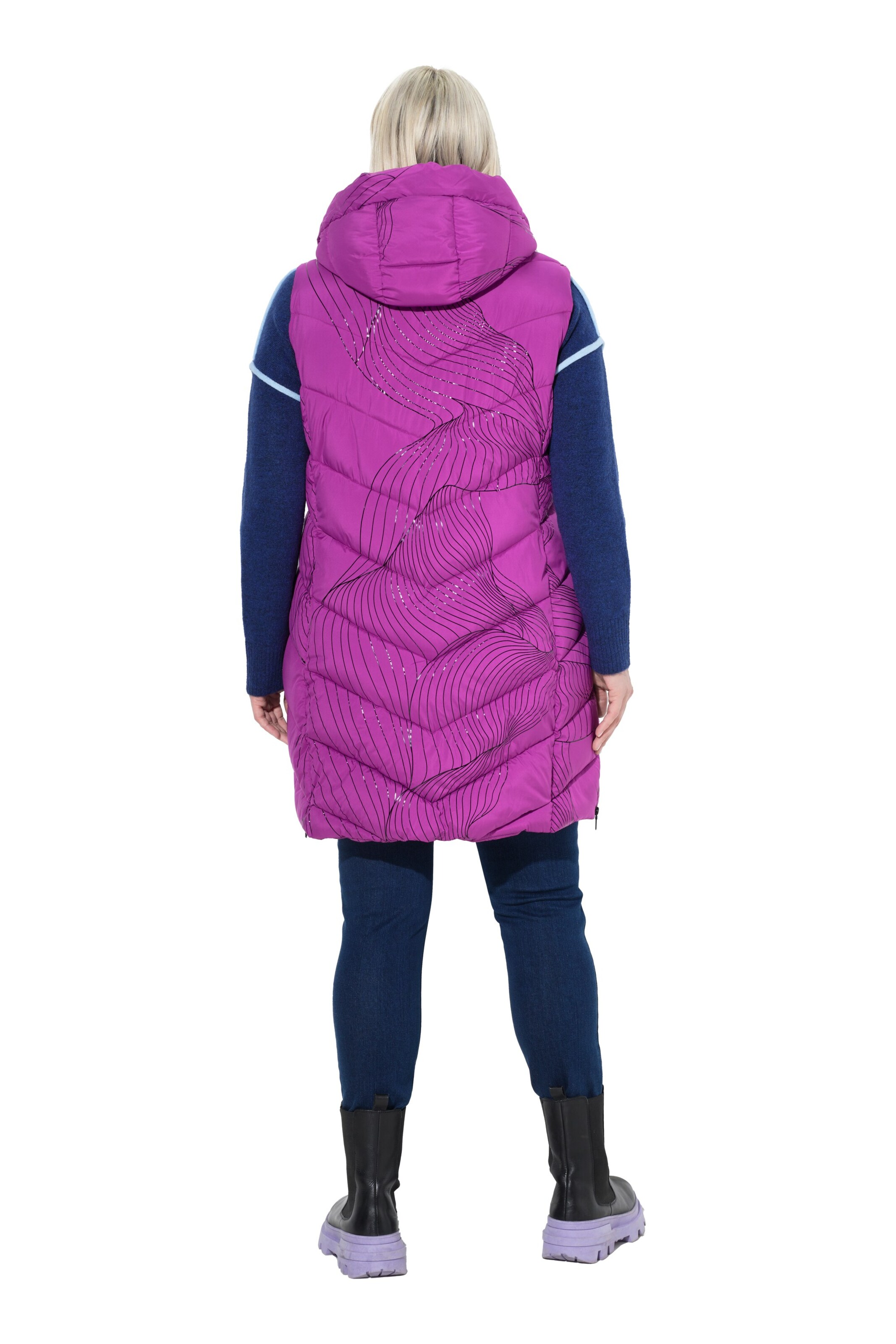 Ulla Popken Weste in Lila