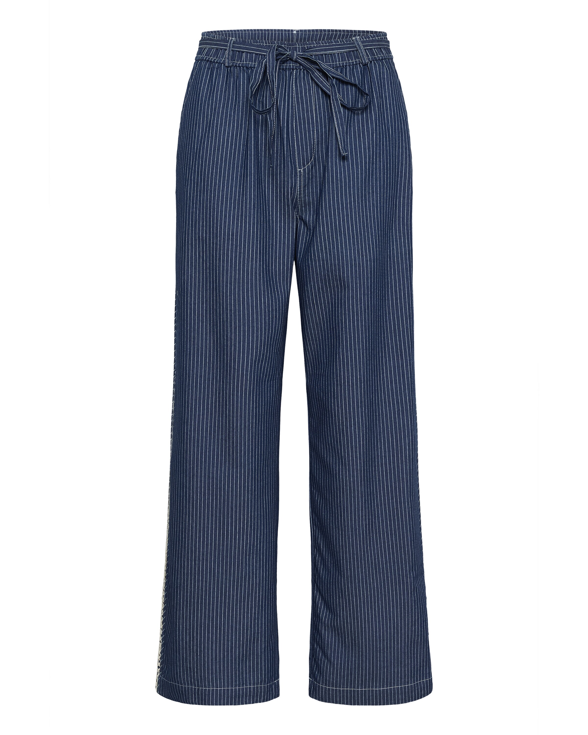 Cream Pantalon 'CRAgate' en 34 en bleu / blanc, Vue avec produit