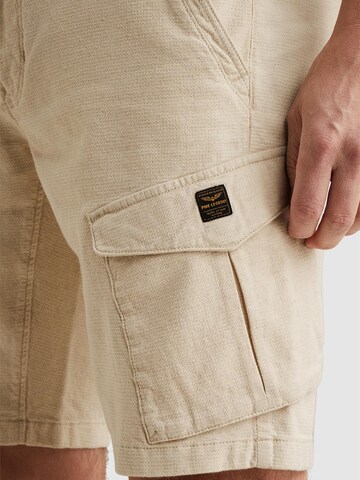 PME Legend Loose fit Trousers 'Jetheed relaxed fit cargo shorts' in Beige