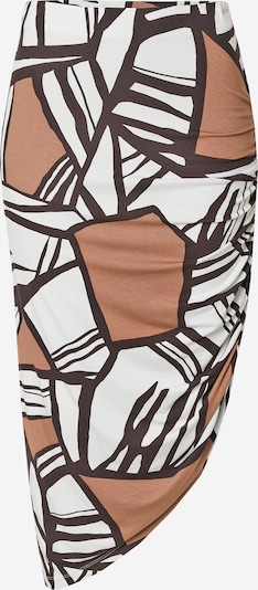 TAIFUN Skirt in Light brown / Dark brown / White, Item view