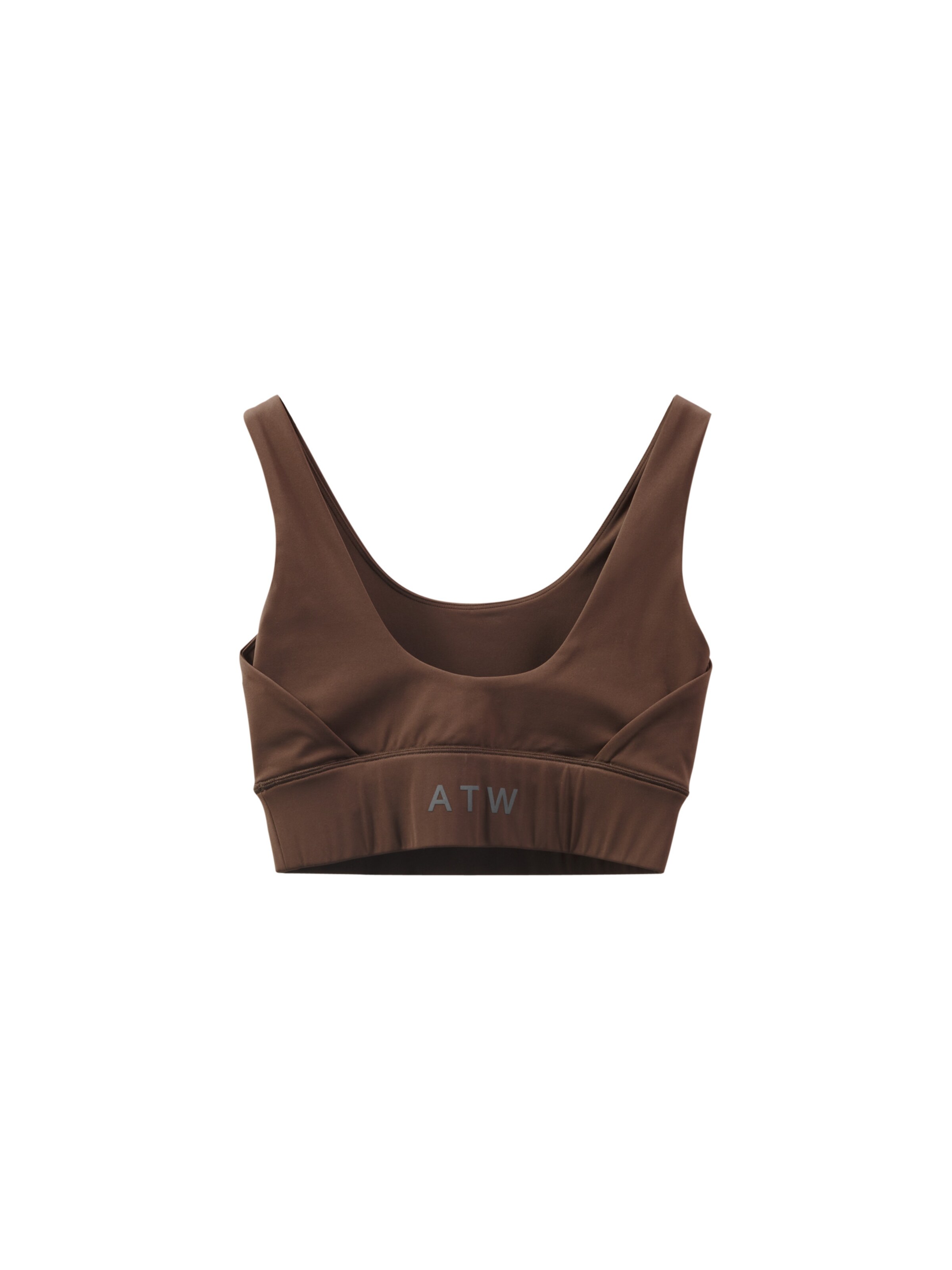 HALO Bustier Sporttop in Bruin