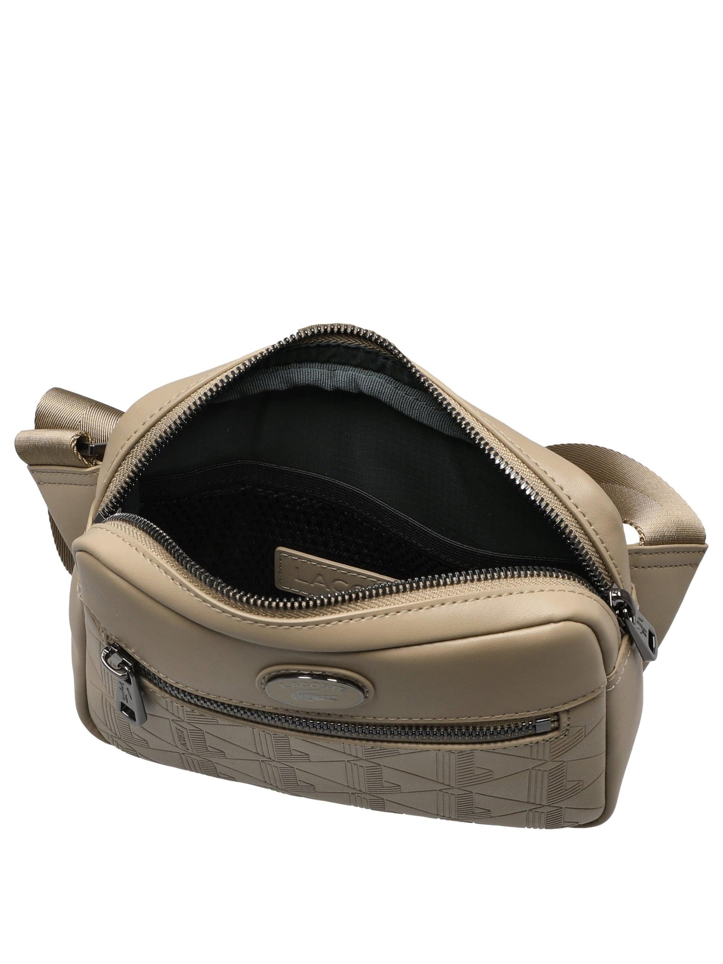 LACOSTE Crossbody Bag 'Nomogramme' in Beige