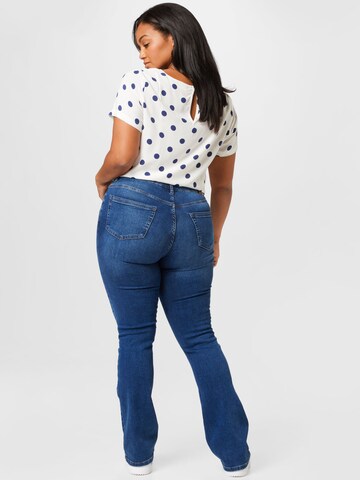 ONLY Carmakoma Flared Jeans 'Willy' in Blue