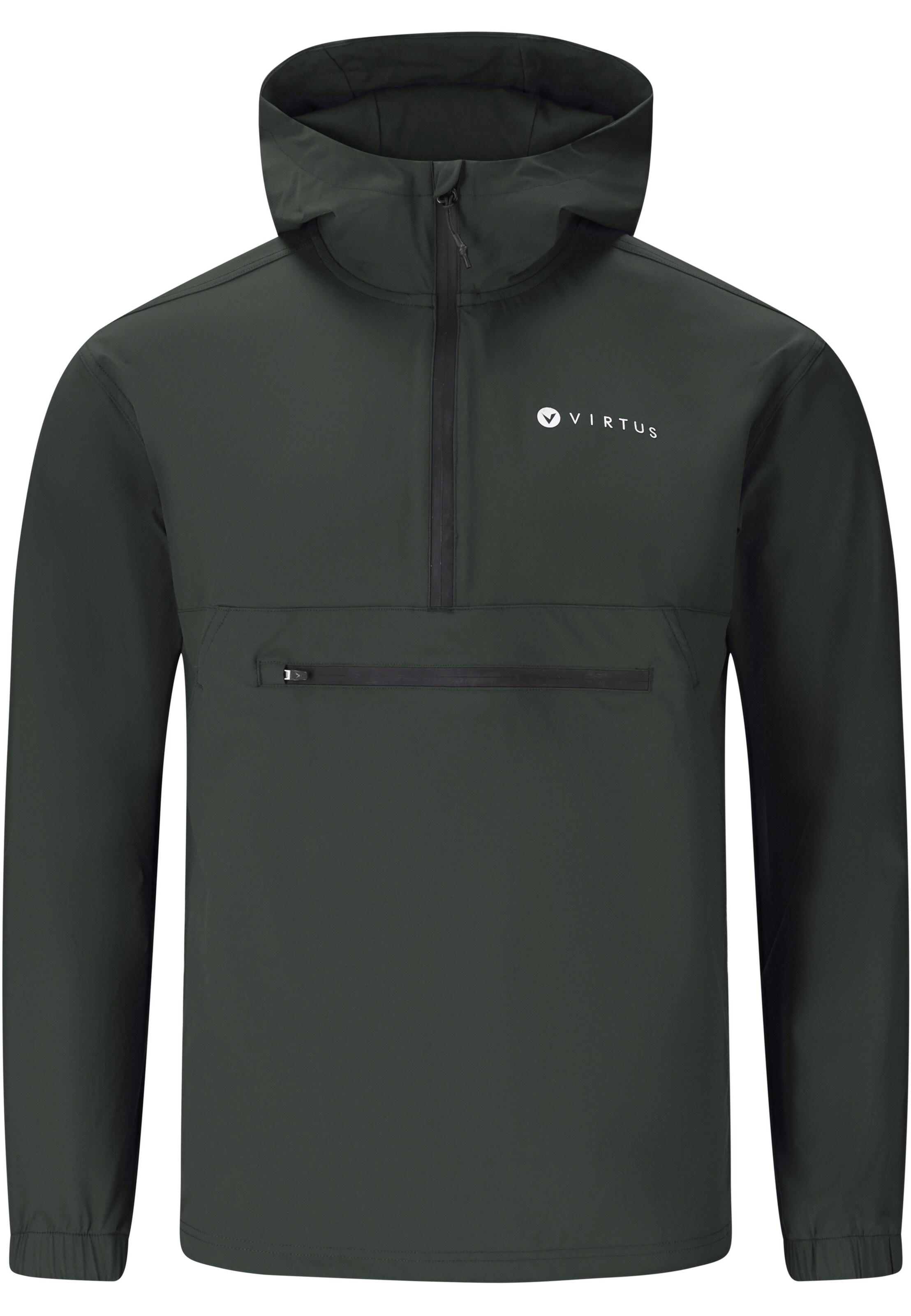 Virtus Jacke 'Jayson' in Grau: Vorderseite