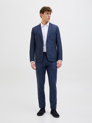JACK & JONES Slim Fit Sakko 'JPRCCaron' in Blau