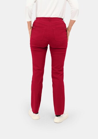 Goldner Regular Broek ' CARLA' in Rood