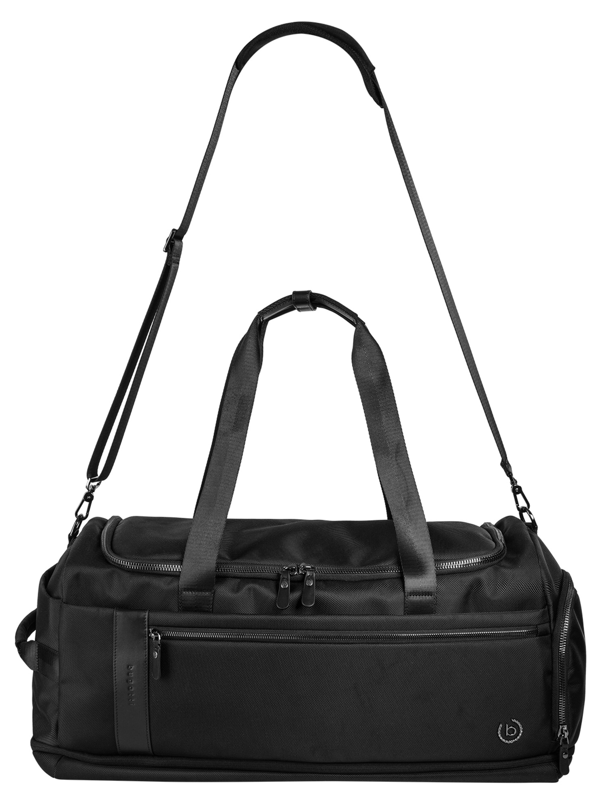 Sac de voyage 'NERO' bugatti en noir