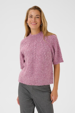 Kaffe Pullover 'KACuba' i lilla: forside